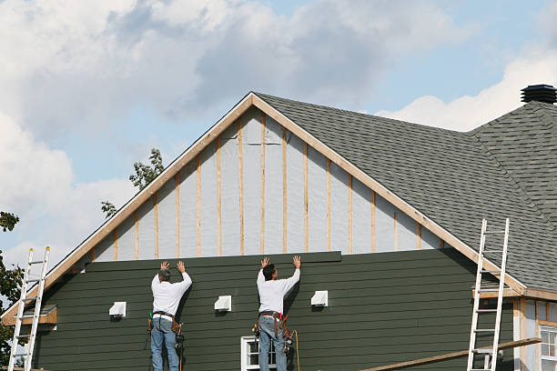 Professional Siding Replacement technician working in Karns City, PA